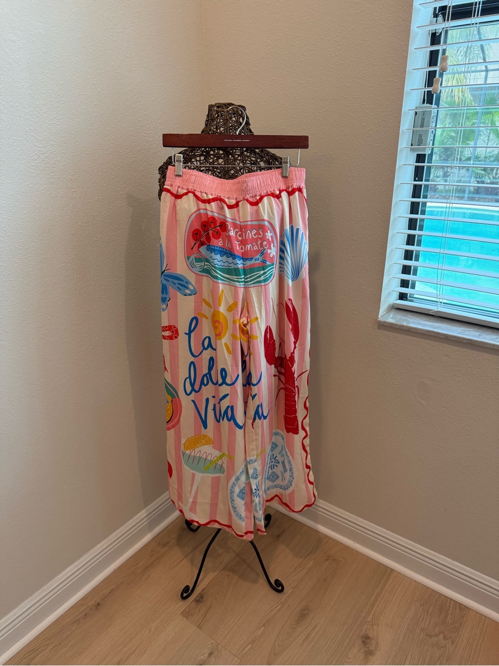 TikTok Viral - La Dolce Vita Print Pant